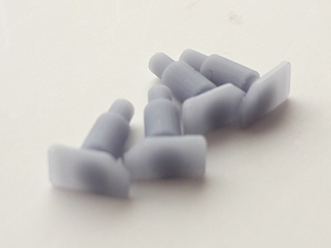 Zderzaki prostokątne 600 mm ścięta tarcza (druk 3D) TT