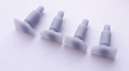 Zderzaki prostokątne 600 mm ścięta tarcza (druk 3D)