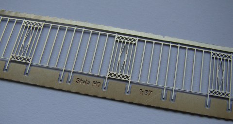 Barierka estakady Gorzów Wlkp. Wzór 1 H0