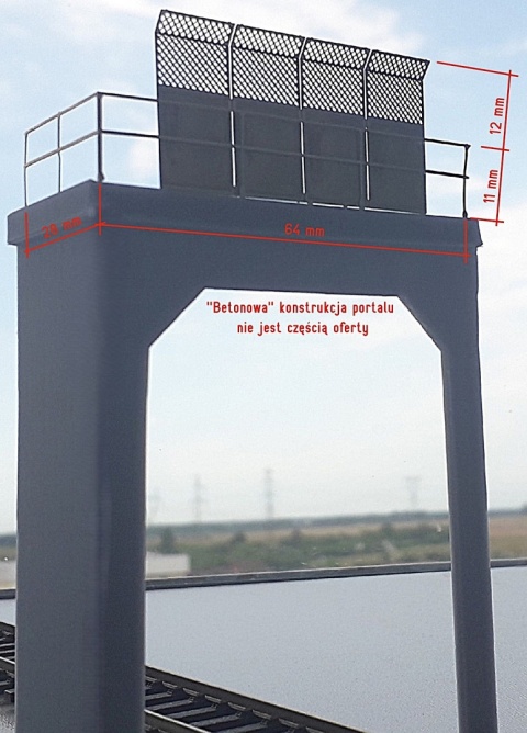 Barierki na portal tunelowy (zwykła i przeciwporażeniowa)