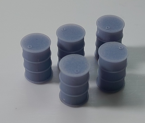 Beczki druk 3D (5 sztuk)