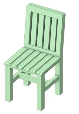 Biurko i krzesło druk 3D