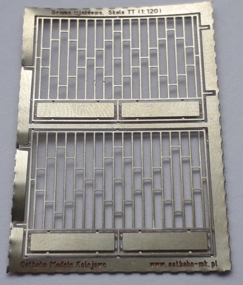 Brama wjazdowa wzór 1 TT