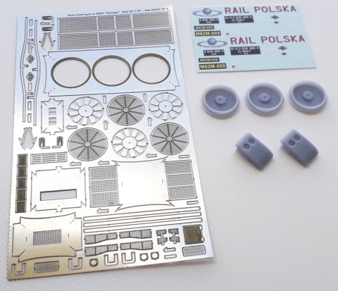 Detale konwersyjne ST44 na M62M Challenger (blacha, druk 3D i kalkomania)