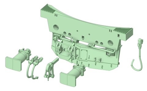 Detale konwersyjne do budowy EU07-544 (blacha, druk 3D i kalkomania)