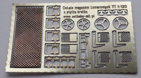 Detale wagonów towarowych TT