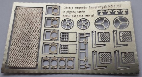 Detale wagonów towarowych "łezka" H0