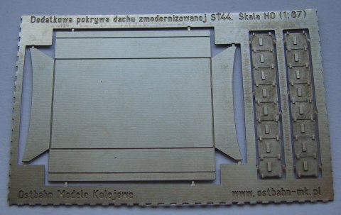 Dodatkowa pokrywa dachu modernizowanej ST44 H0