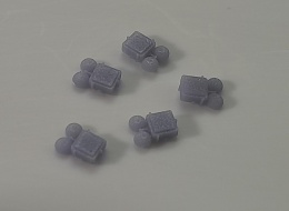 Dzwonki na nastawnię druk 3D (5 sztuk)