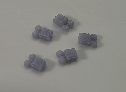 Dzwonki na nastawnię druk 3D (5 sztuk)