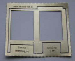 Gablota informacyjna H0