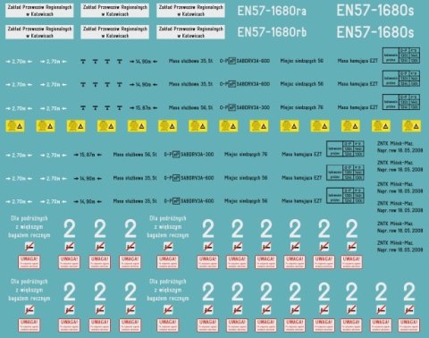 Kalkomania EN57-1680