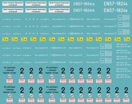 Kalkomania EN57-1824 TT
