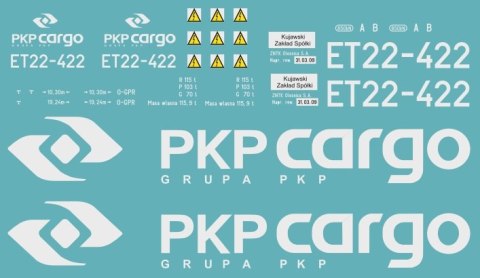 Kalkomania ET22-422 TT