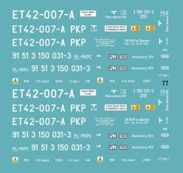 Kalkomania ET42-007 TT