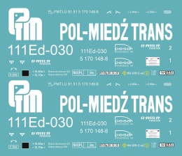 Kalkomania Gama 11Ed-030 Polmiedź Trans