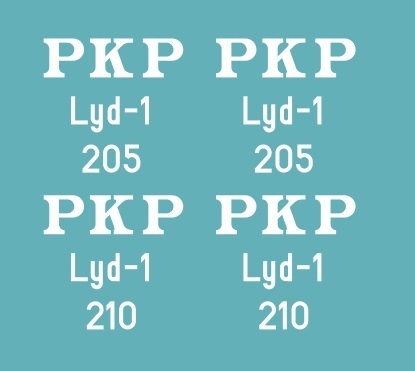 Kalkomania Lyd1-205, Lyd1-210