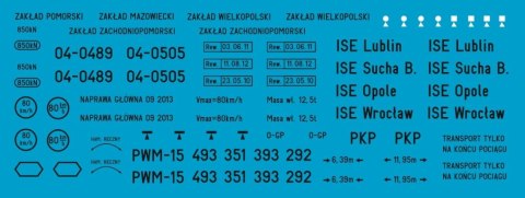 Kalkomania PWM-15 czarna