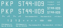 Kalkomania ST44-1109 TT