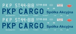 Kalkomania ST44-818 PKP Cargo