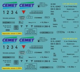 Kalkomania Uacs czarna