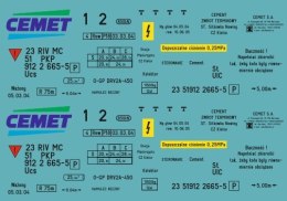 Kalkomania Ucs czarna