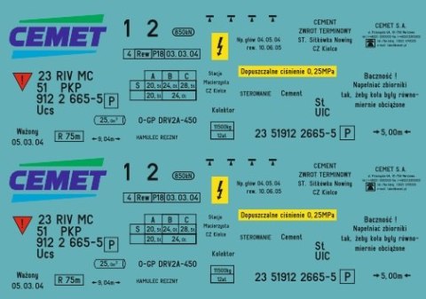 Kalkomania Ucs czarna