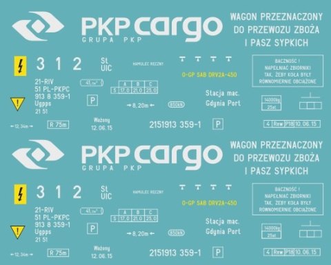 Kalkomania Ugpps PKP Cargo