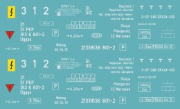 Kalkomania Ugpps biała