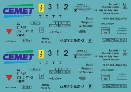 Kalkomania Ugpps czarna