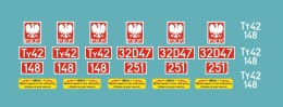 Kalkomania tabliczki Ty42-148