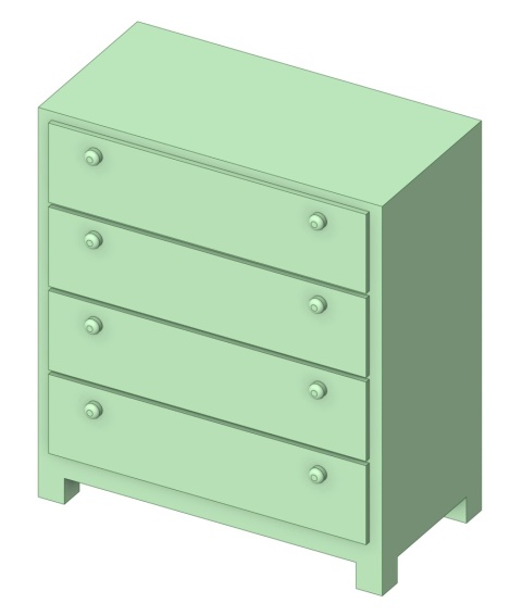 Komody, szafa, regał druk 3D