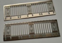 Krótkie barierki do przepustów, mostów (2 sztuki)