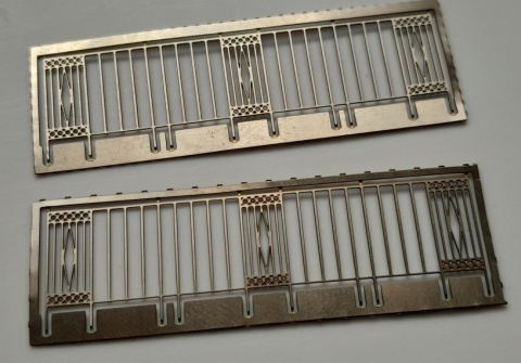 Krótkie barierki do przepustów, mostów (2 sztuki)