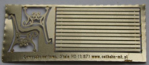 Ławeczka parkowa H0