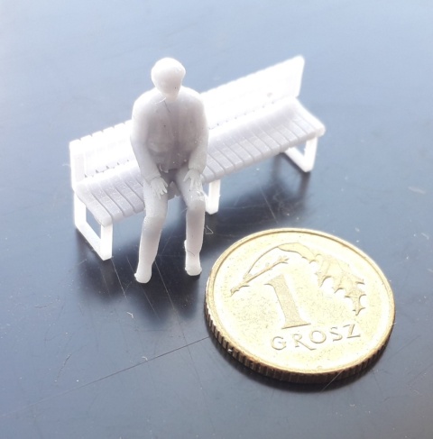 Ławeczka wzór 1 druk 3D