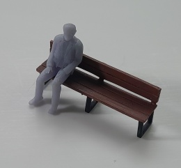 Ławeczka wzór 2 druk 3D