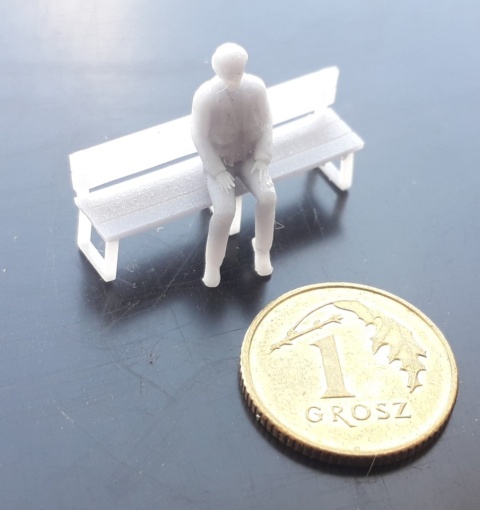 Ławeczka wzór 2 druk 3D