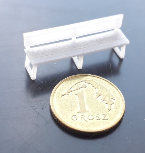 Ławeczka wzór 2 druk 3D