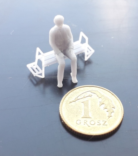 Ławeczka wzór 3 druk 3D