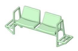 Ławeczka wzór 4 druk 3D