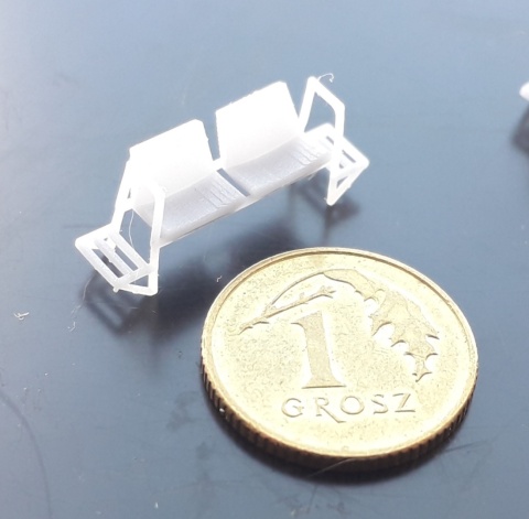 Ławeczka wzór 4 druk 3D