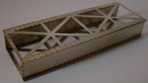 Mostek 60 mm H0 gotowy