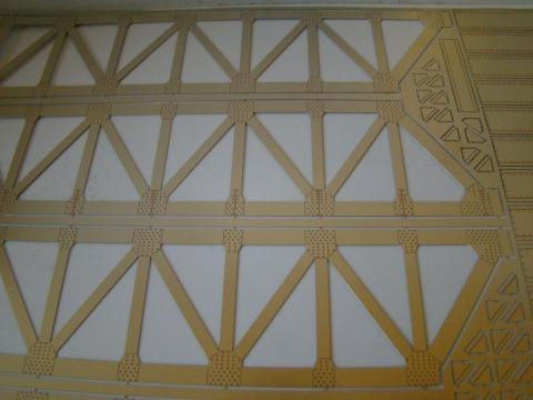 Most/wiadukt kratowy 212 mm H0 KIT