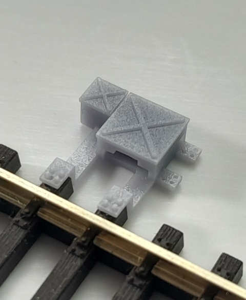 Napęd rozjazdu mechaniczny (druk 3D) lewy 2 sztuki