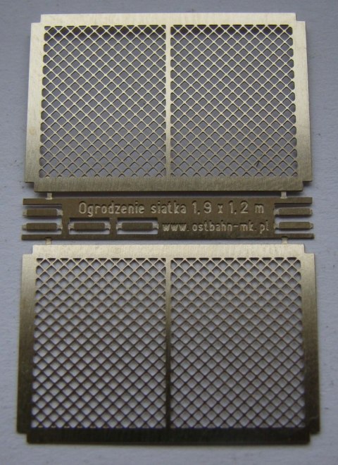 Ogrodzenie siatka (dwa przęsła) H0