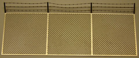 Ogrodzenie z drutem kolczastym H0