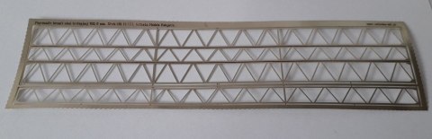 Poprzeczka bramki 160,5 mm H0 KIT