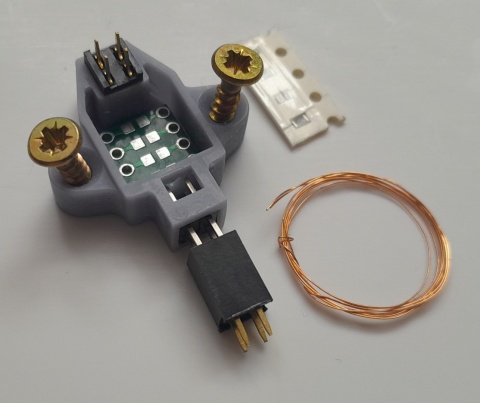 Puszka pod PCB i Goldpin 2x2 do semafora 1,2,3 komorowego