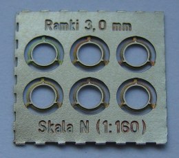 Ramki reflektorów 3,0 mm N